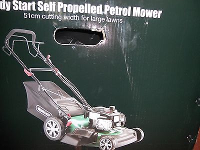 New Unused Qualcast Xsz51c-sd Self Propelled Petrol Lawnmower 51cm Cut â 190cc | Lawnmowers Shop