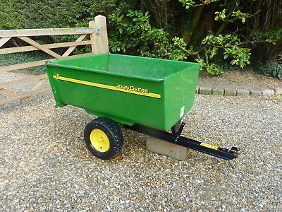 John Deere Utility Garden Trailer 18 Ltr For Compact Tractor Or Ride On ...